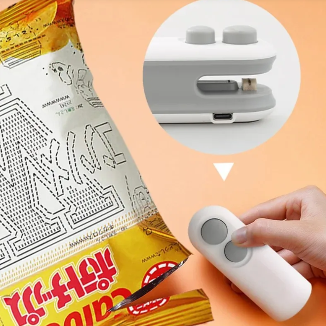 Vancar™ SealEase Mini | Portable Heat Bag Sealer & Cutter