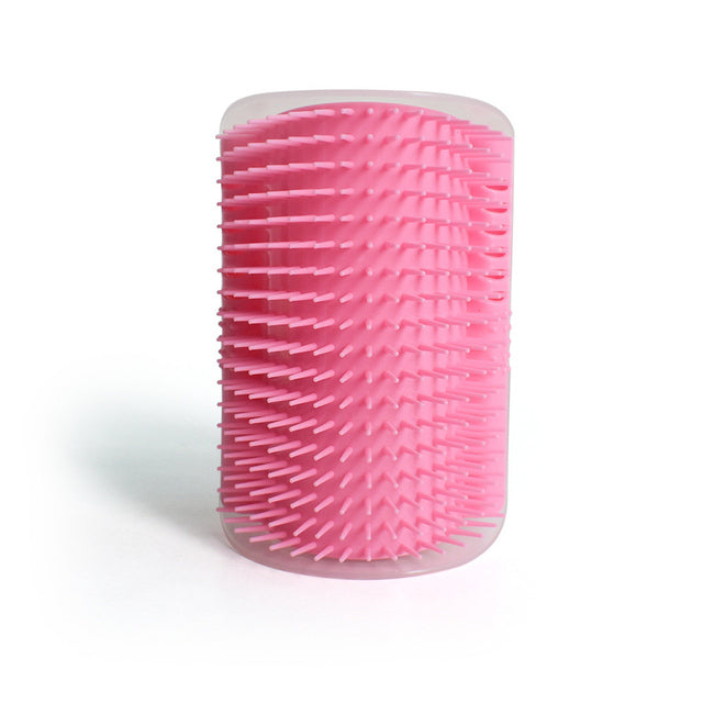 Vancar™ HappyCat Groomer | Self-Grooming Corner Brush with Catnip