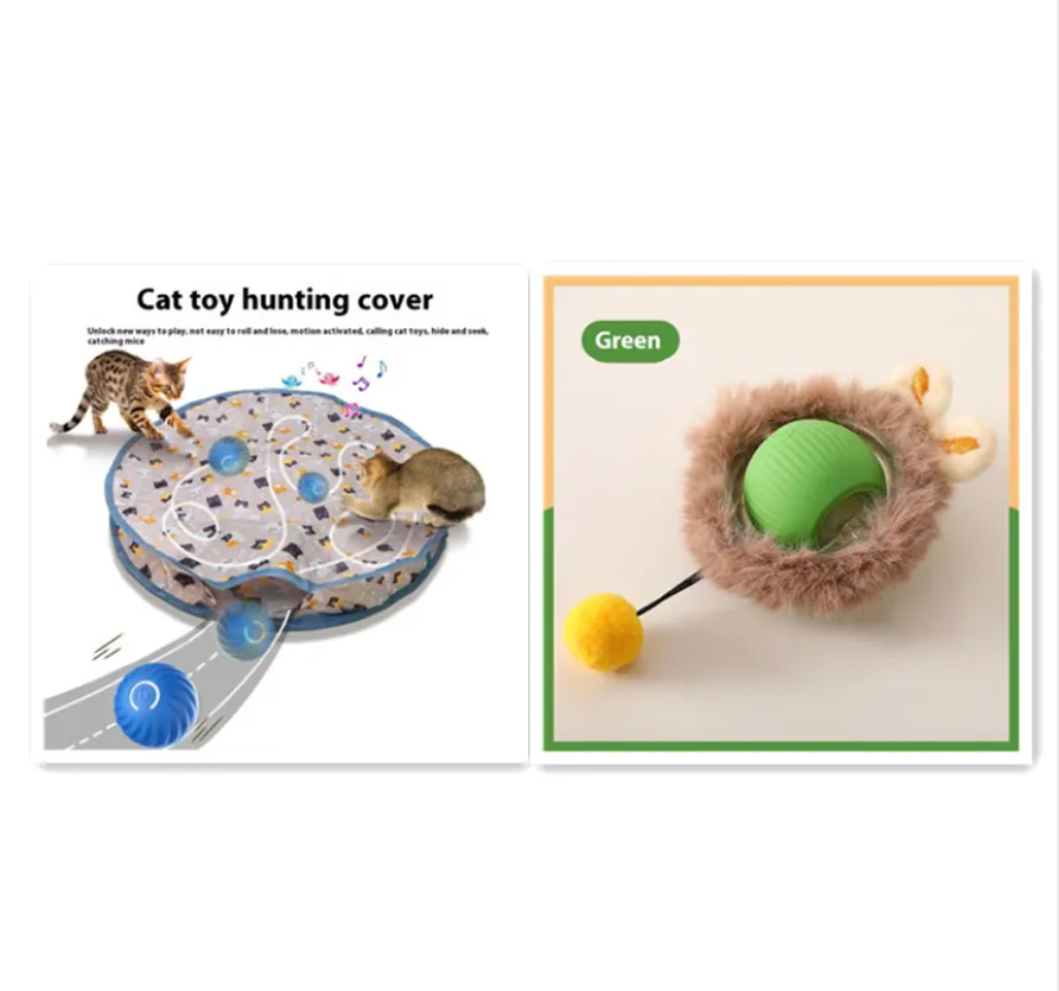 Vancar™ RollieCat | Self-Rolling Interactive Cat Toy