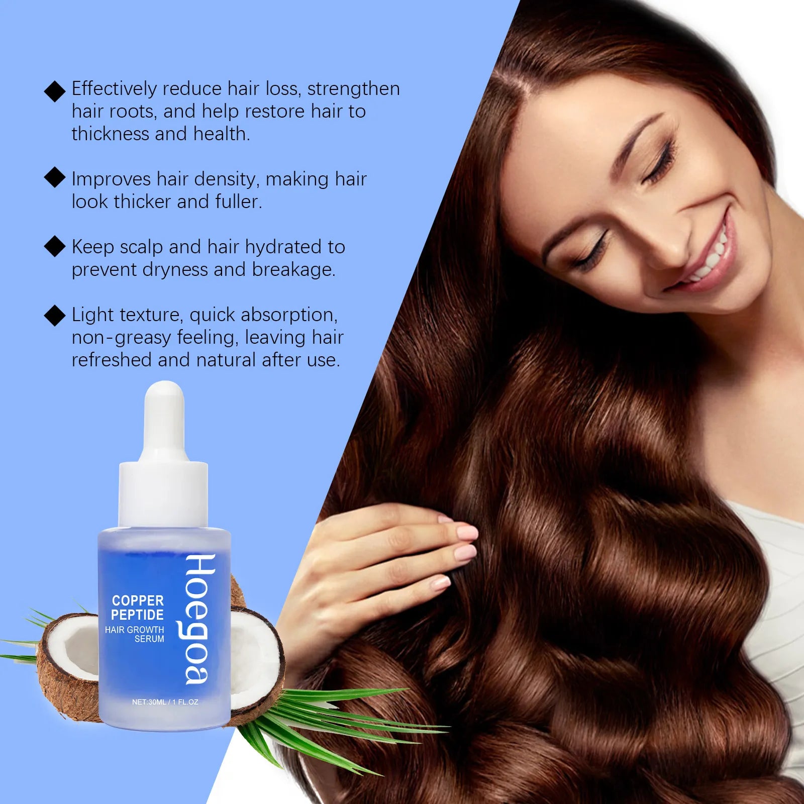 Vancar™ Copper Peptide Hair Growth Serum | Stronger, Fuller & Healthier Hair