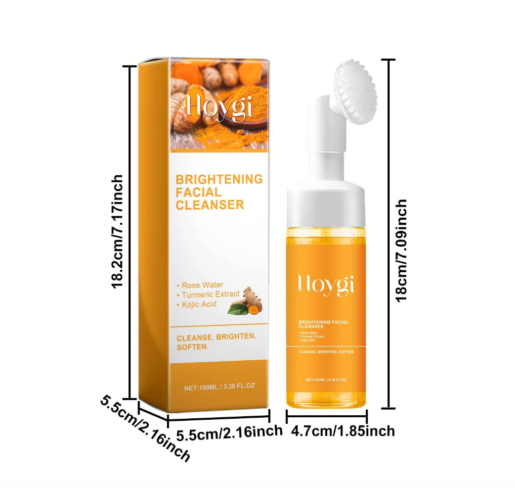 Vancar™ Turmeric Deep Cleansing Facial Cleanser | Brightening & Refreshing Face Wash