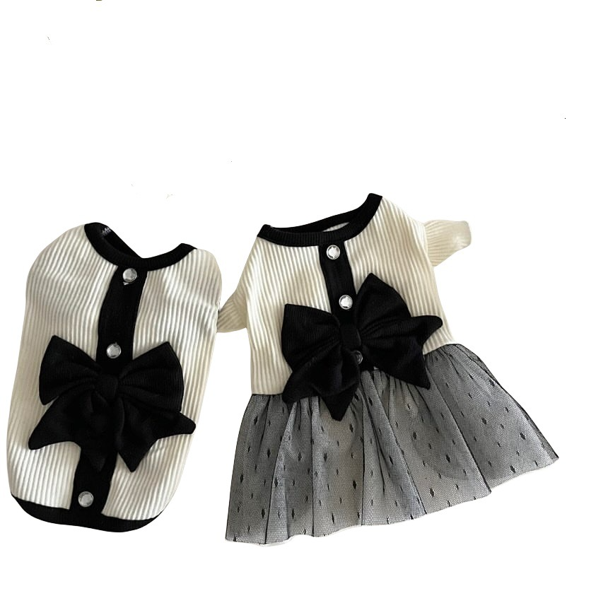 Vancar™ Elegant Lace Bow Pet Dress