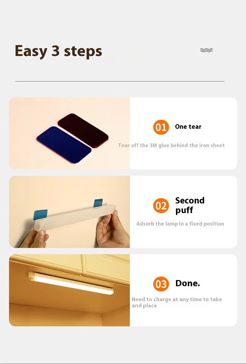 Vancar™ Motion Sensor Night Light | Rechargeable Magnetic LED Lamp